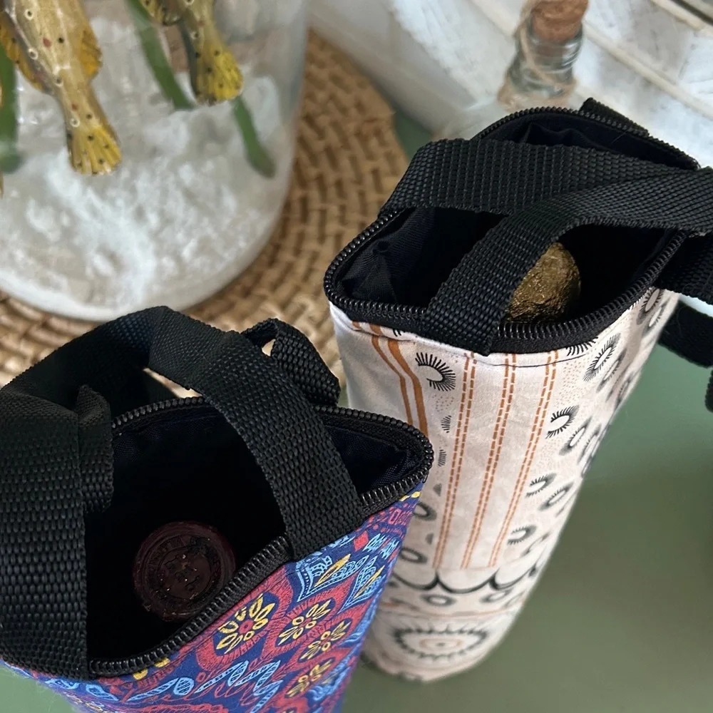 Quilted Wine Bags New set of 2
